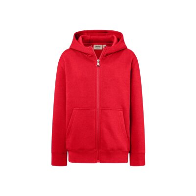 HAKRO Kinder Kapuzen-Sweatjacke Bio-Baumwolle